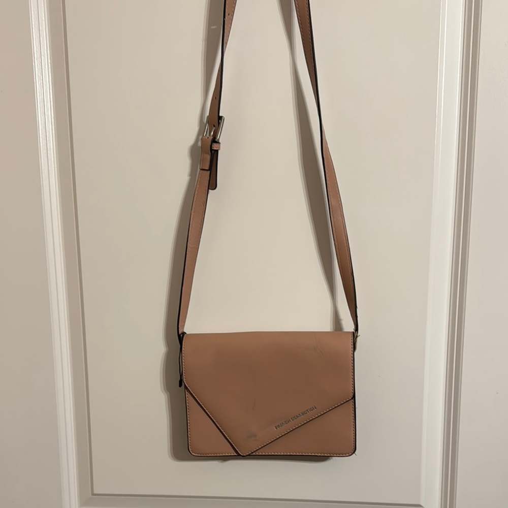 Nudish Tan Crossbody Bag